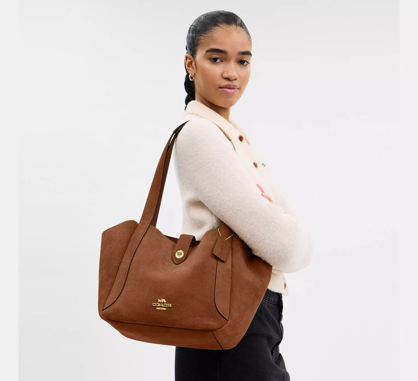 PREORDEN -Hadley Turnlock Tote Bag | COACH - 2 A 4 SEMANAS EN LLEGAR