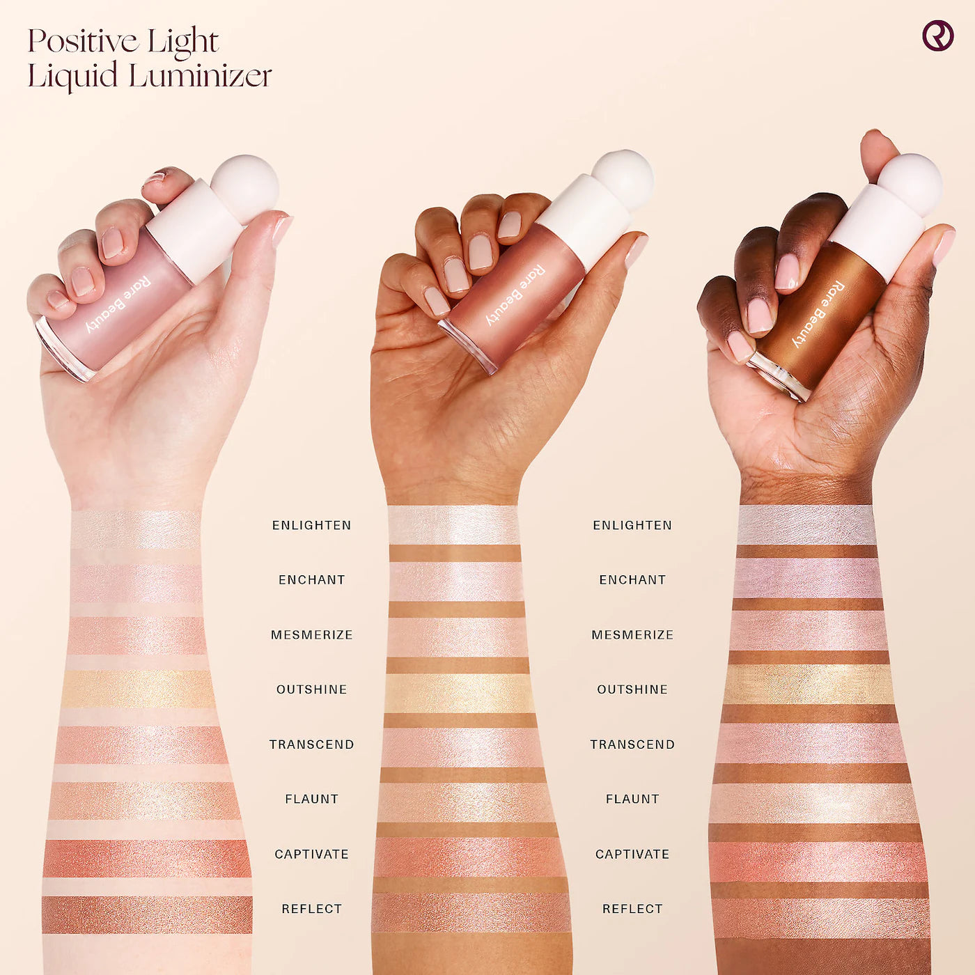 Positive Light Liquid Luminizer Highlight | Rare Beauty