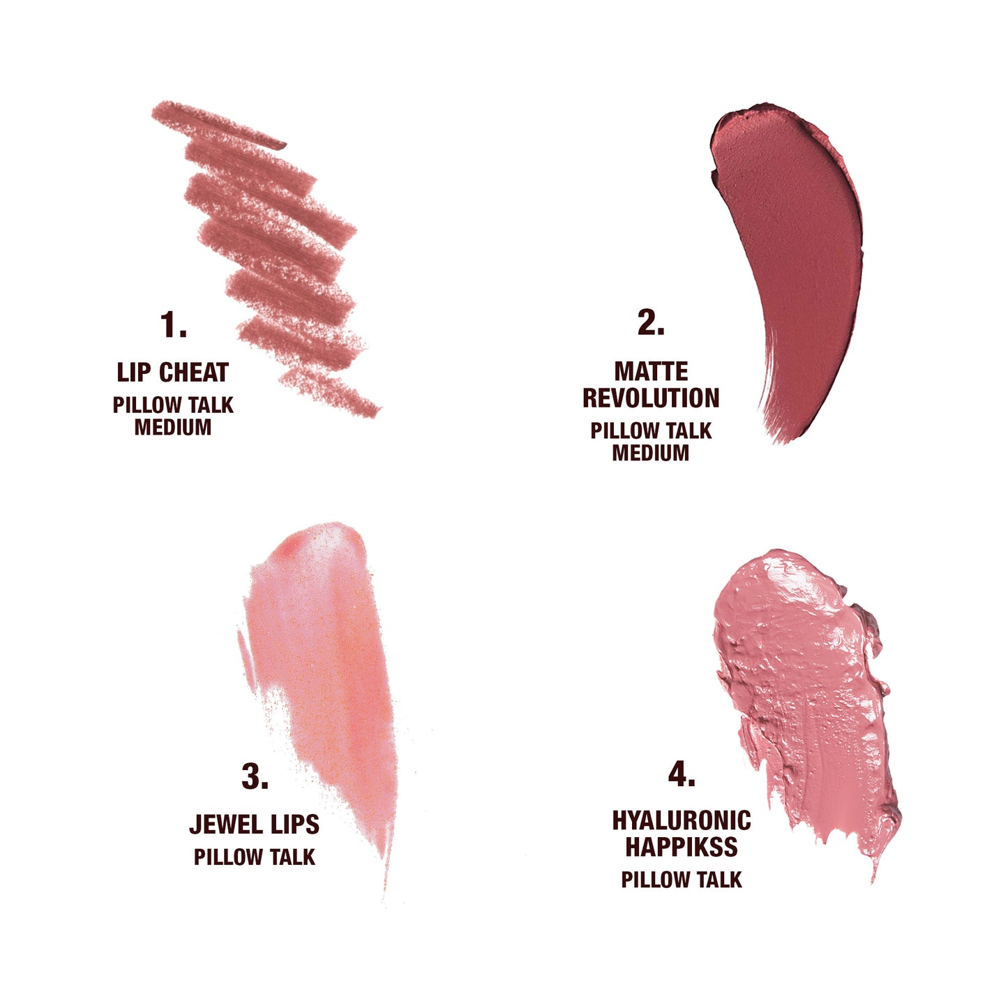 Pillow Talk Lip Wardrobe Set | Charlotte Tilbury