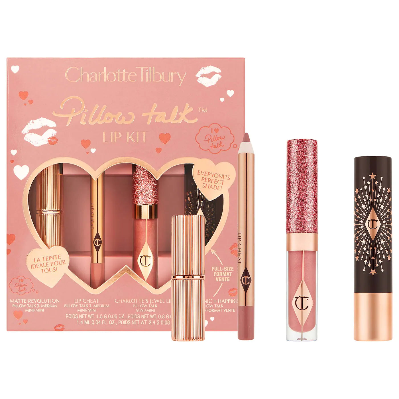 Pillow Talk Lip Wardrobe Set | Charlotte Tilbury