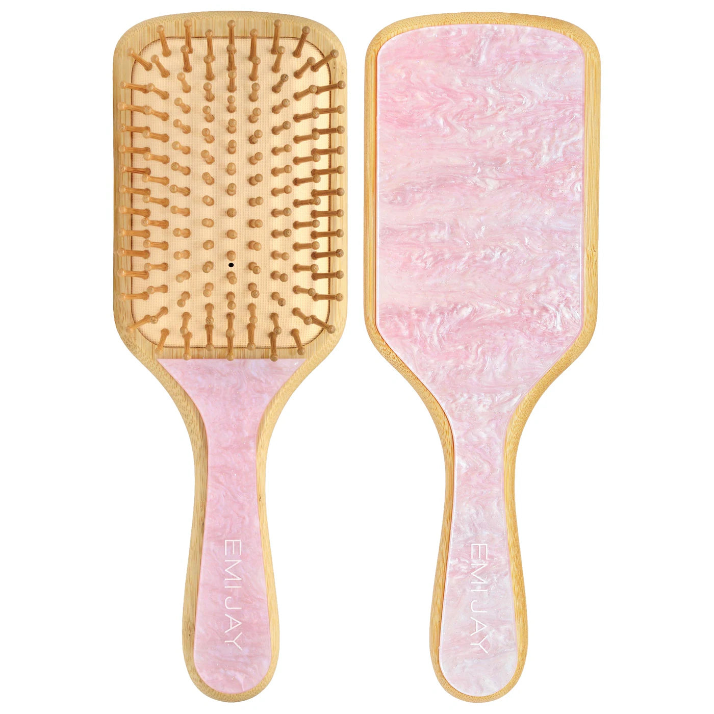 PREORDEN - Bamboo Paddle Hair Brush in Pink Sugar | EMI JAY - 2 A 4 SEMANAS EN LLEGAR