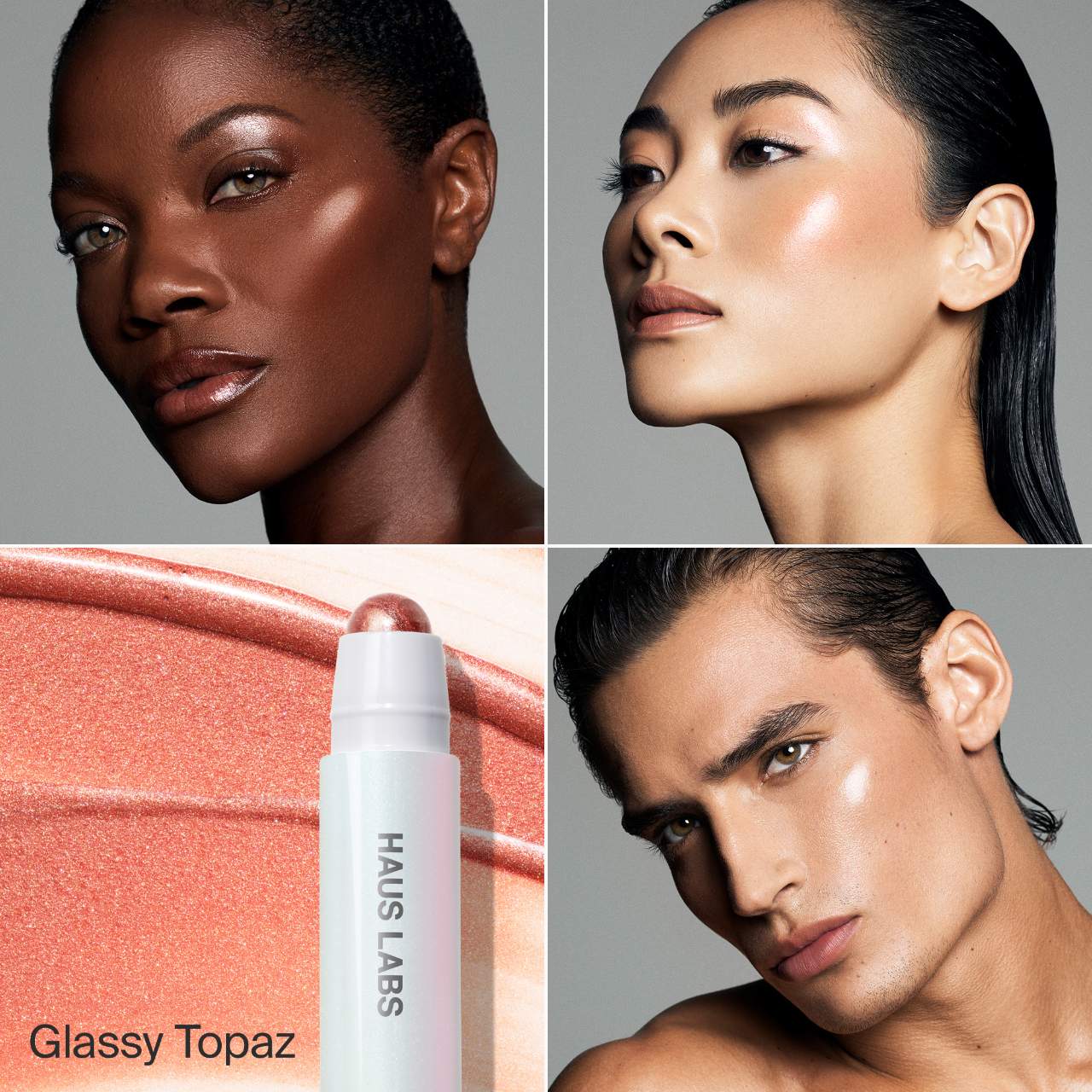 Bio-Radiant Glassy Balm Highlighter Stick | HAUS LABS