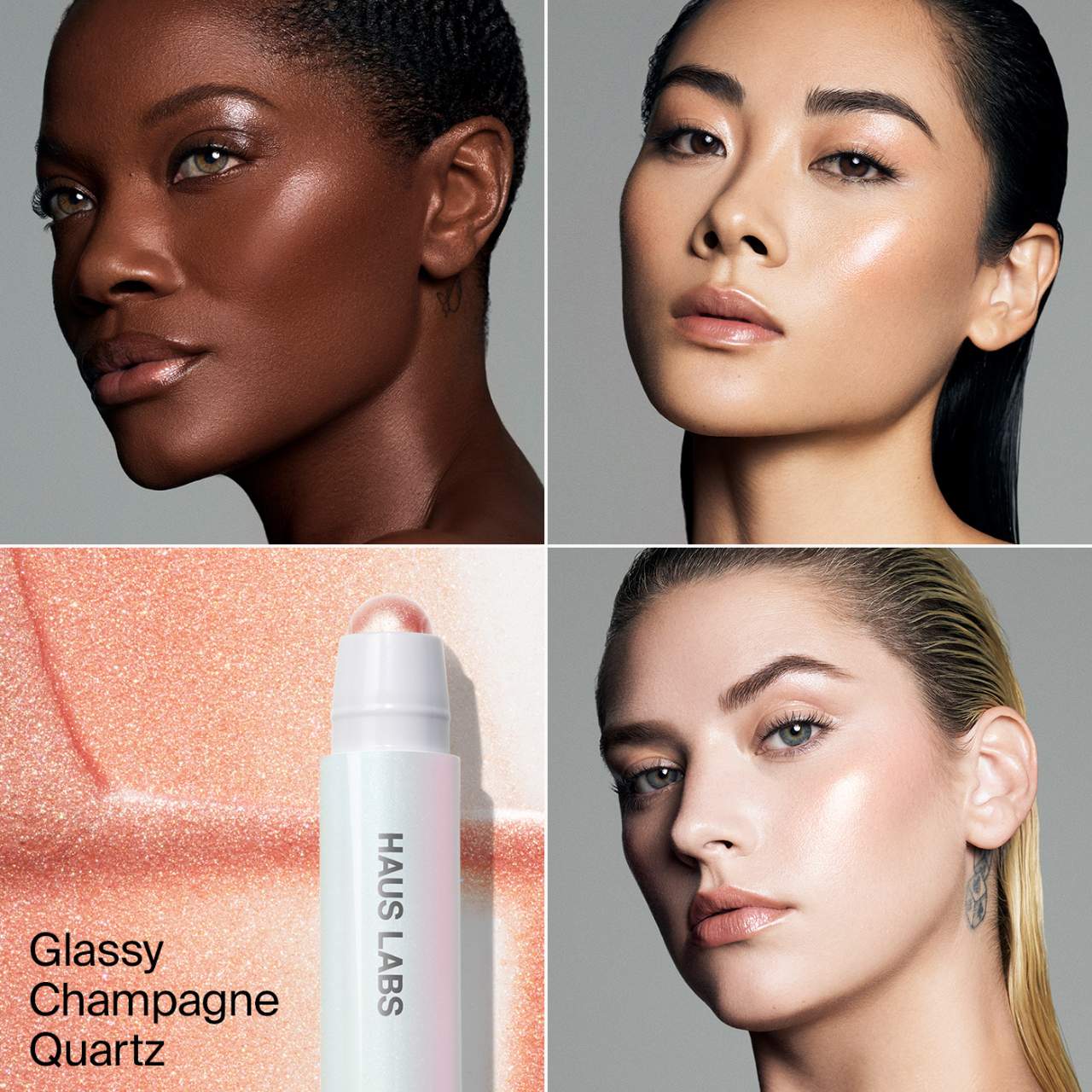Bio-Radiant Glassy Balm Highlighter Stick | HAUS LABS
