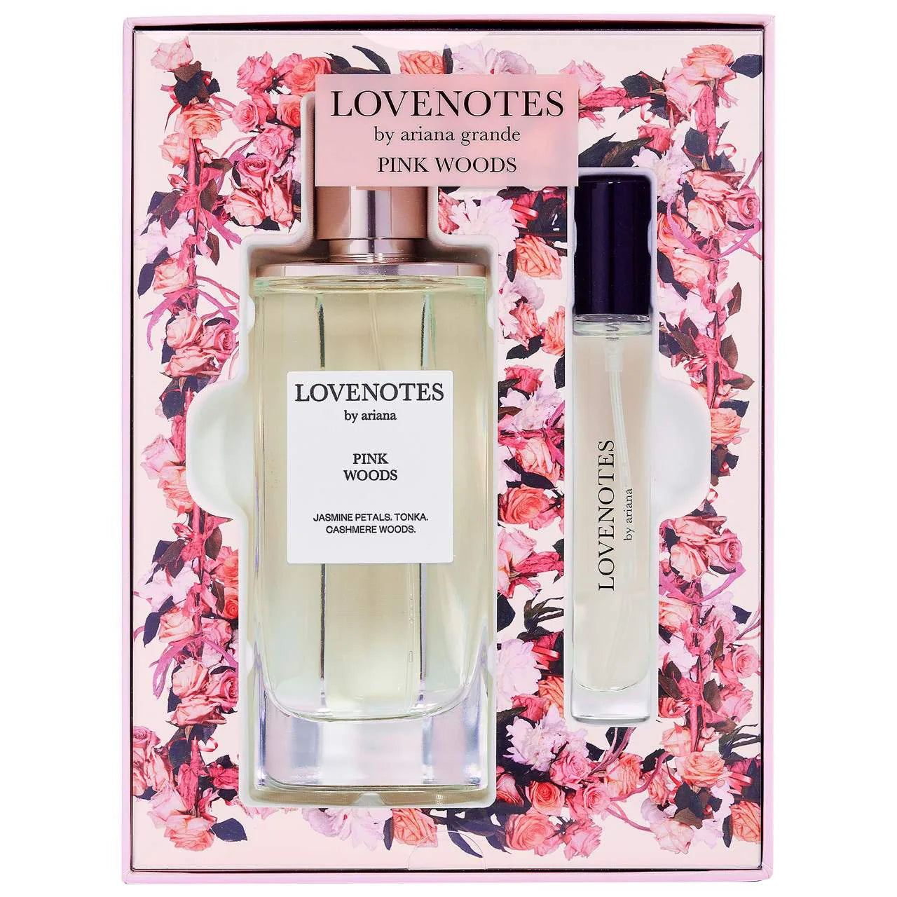 PREORDEN -LOVENOTES Pink Woods Perfume Set | ARIANA GRANDE - 2 A 4 SEMANAS EN LLEGAR
