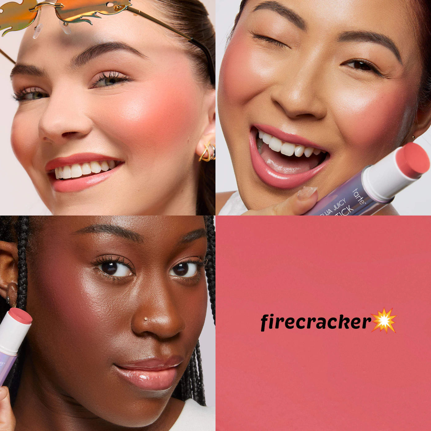 maracuja multi-stick cream blush stick & lip tint with hyaluronic acid | TARTE