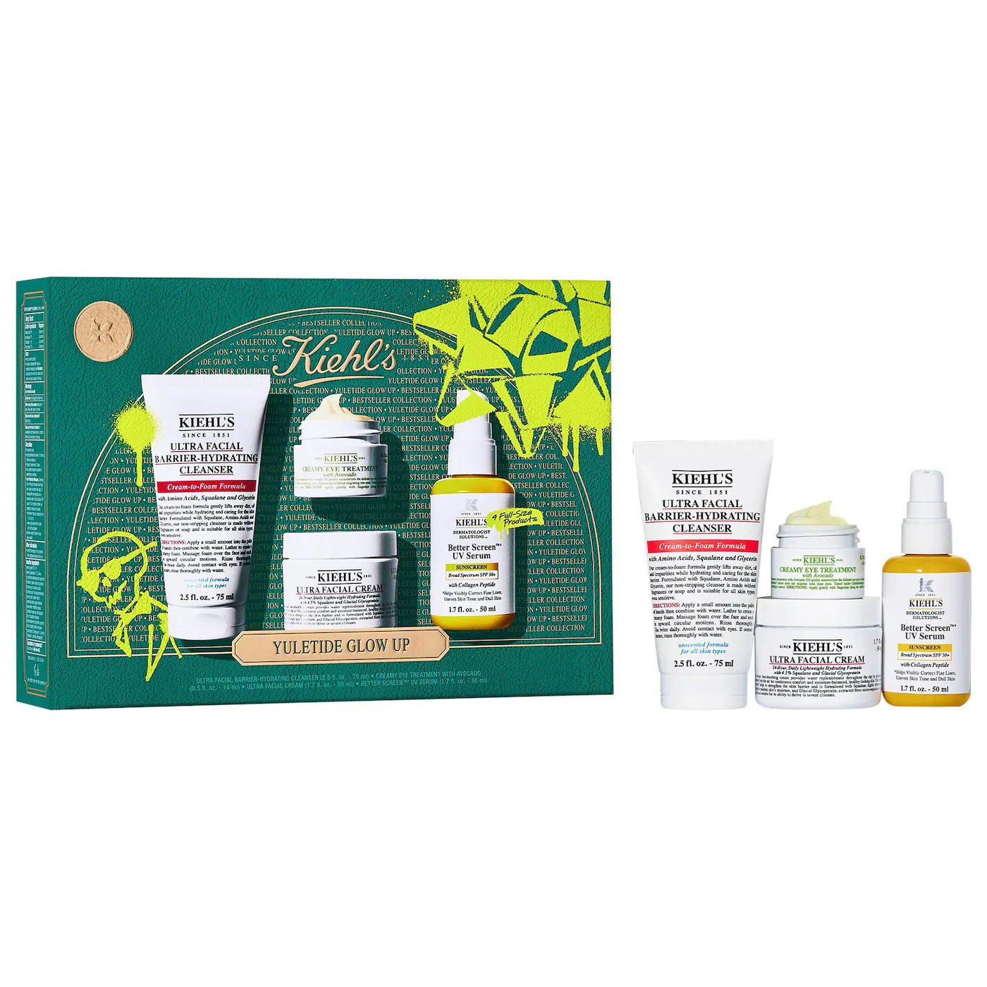 PREORDEN -Yuletide Glow Skincare Gift Set | KIEHL´S - 2 A 4 SEMANAS EN LLEGAR