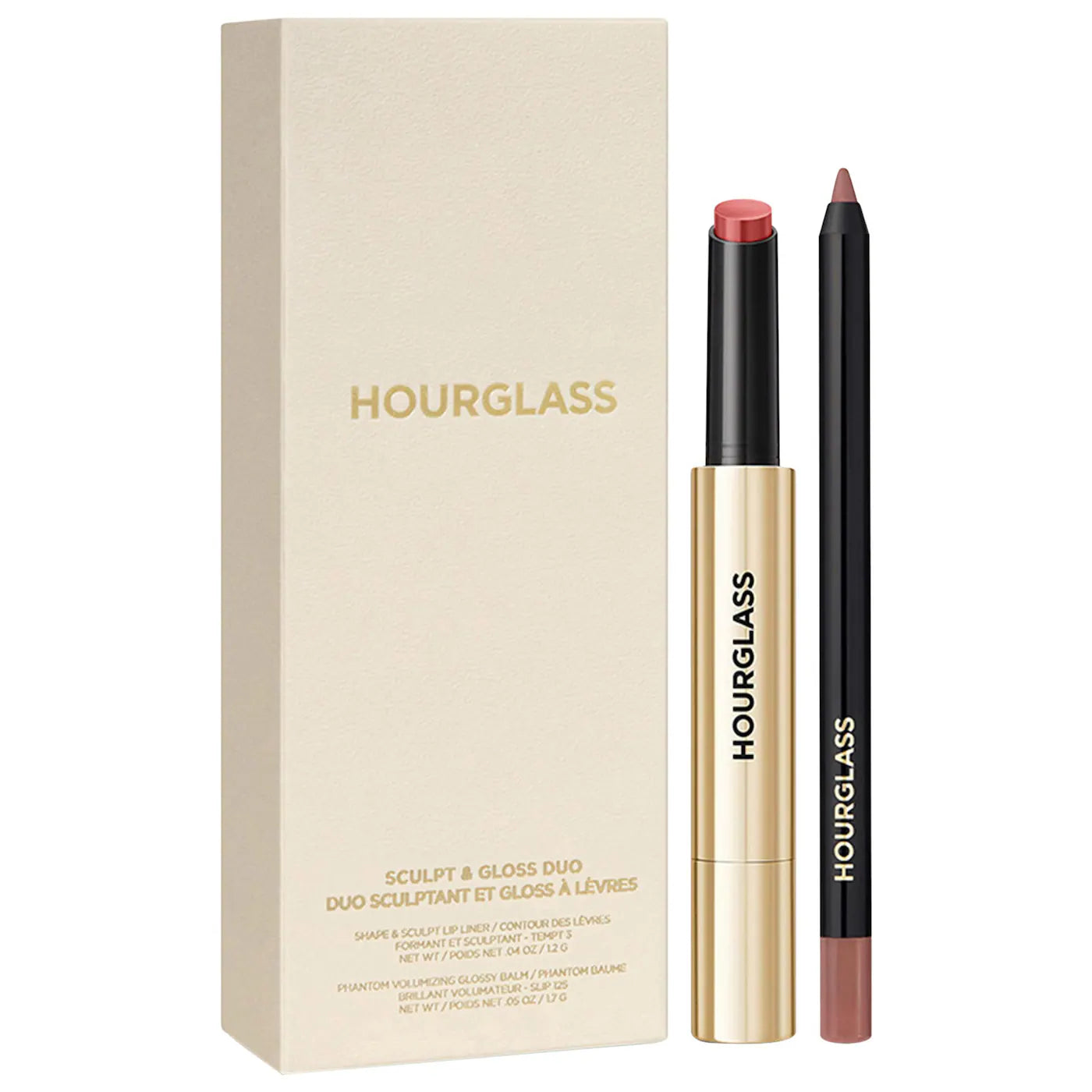 PREORDEN -Hourglass Sculpt & Gloss Lip Set - 2 A 4 SEMANAS EN LLEGAR