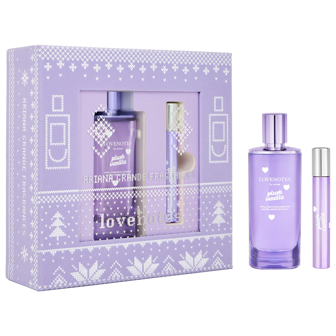 PREORDEN -LOVENOTES Plush Vanilla Perfume Gift Set | ARIANA GRANDE - 2 A 4 SEMANAS EN LLEGAR