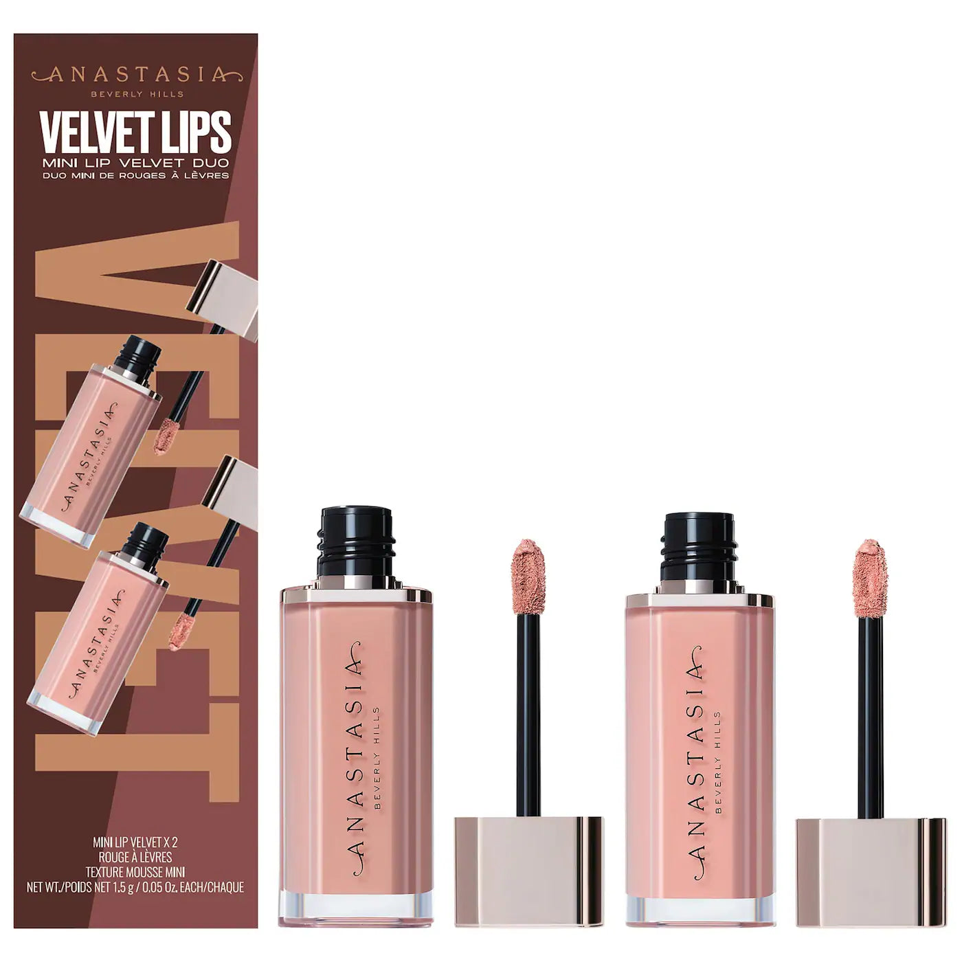 PREORDEN -Mini Velvet Lips Lip Velvet Duo | ANASTASIA BEVERLY HILLS - 2 A 4 SEMANAS EN LLEGAR