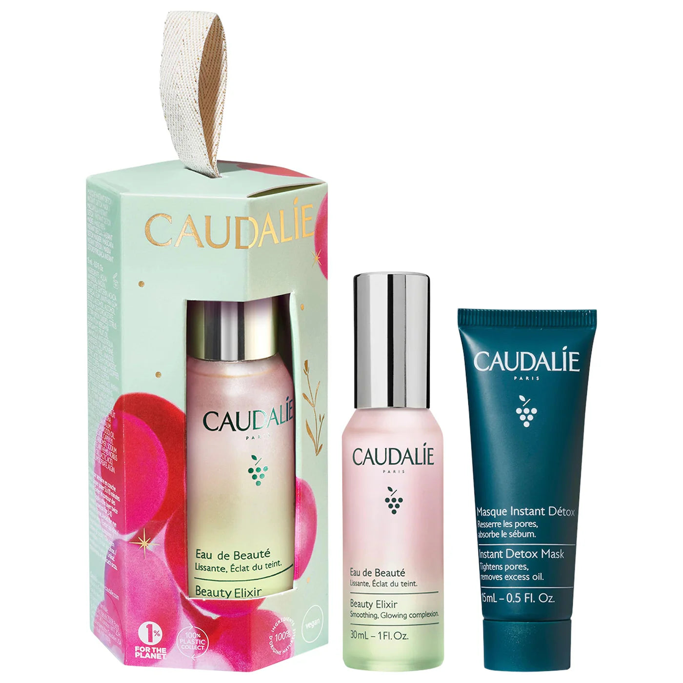PREORDEN -Beauty Elixir & Detox Mask Duo Gift Set | CAUDALIE - 2 A 4 SEMANAS EN LLEGAR