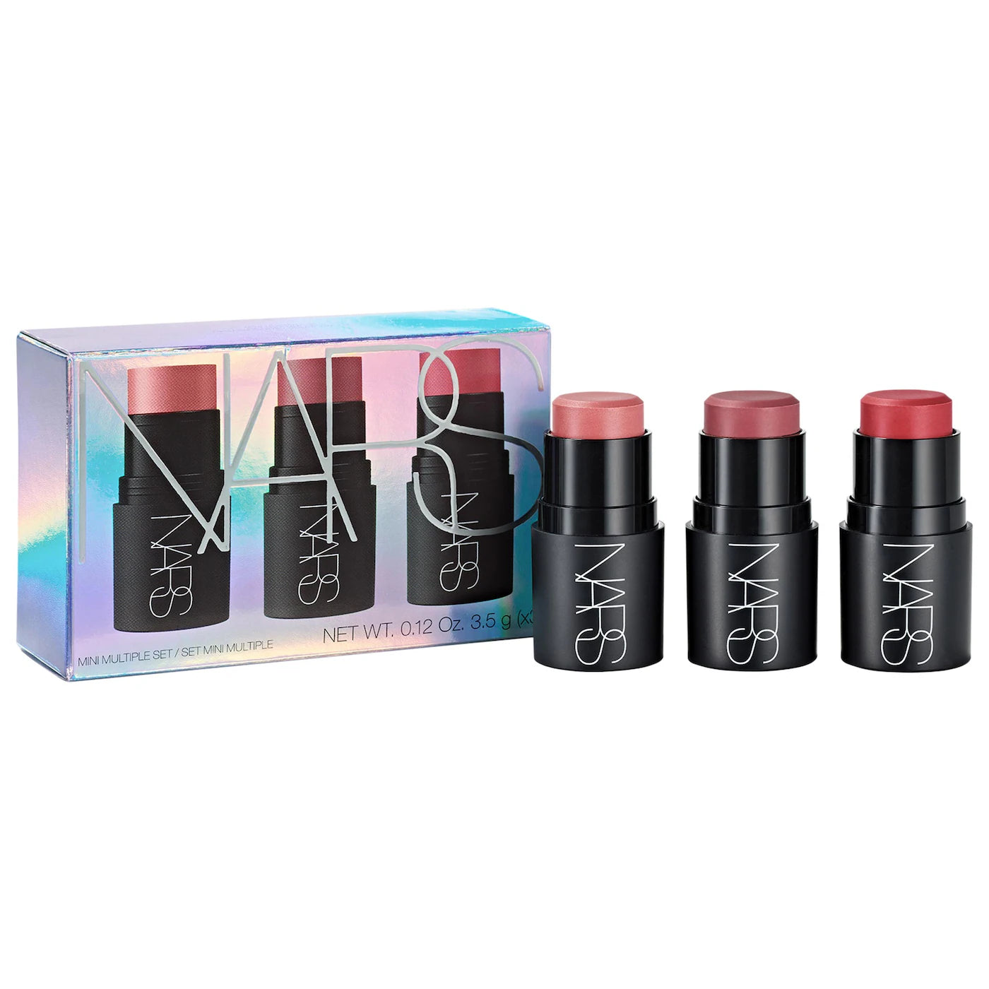 PREORDEN -Mini Multiple Soft Blur Blush Stick Set for Cheeks, Eyes, and Lips | NARS - 2 A 4 SEMANAS EN LLEGAR