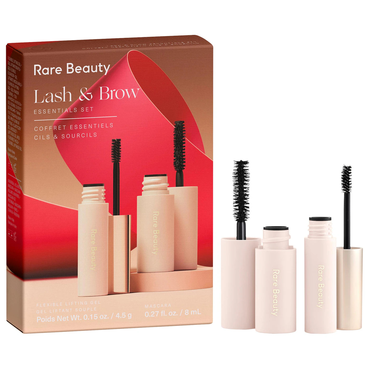 PREORDEN -Lash & Brow Essentials Duo Makeup Gift Set | RARE BEAUTY - 2 A 4 SEMANAS EN LLEGAR
