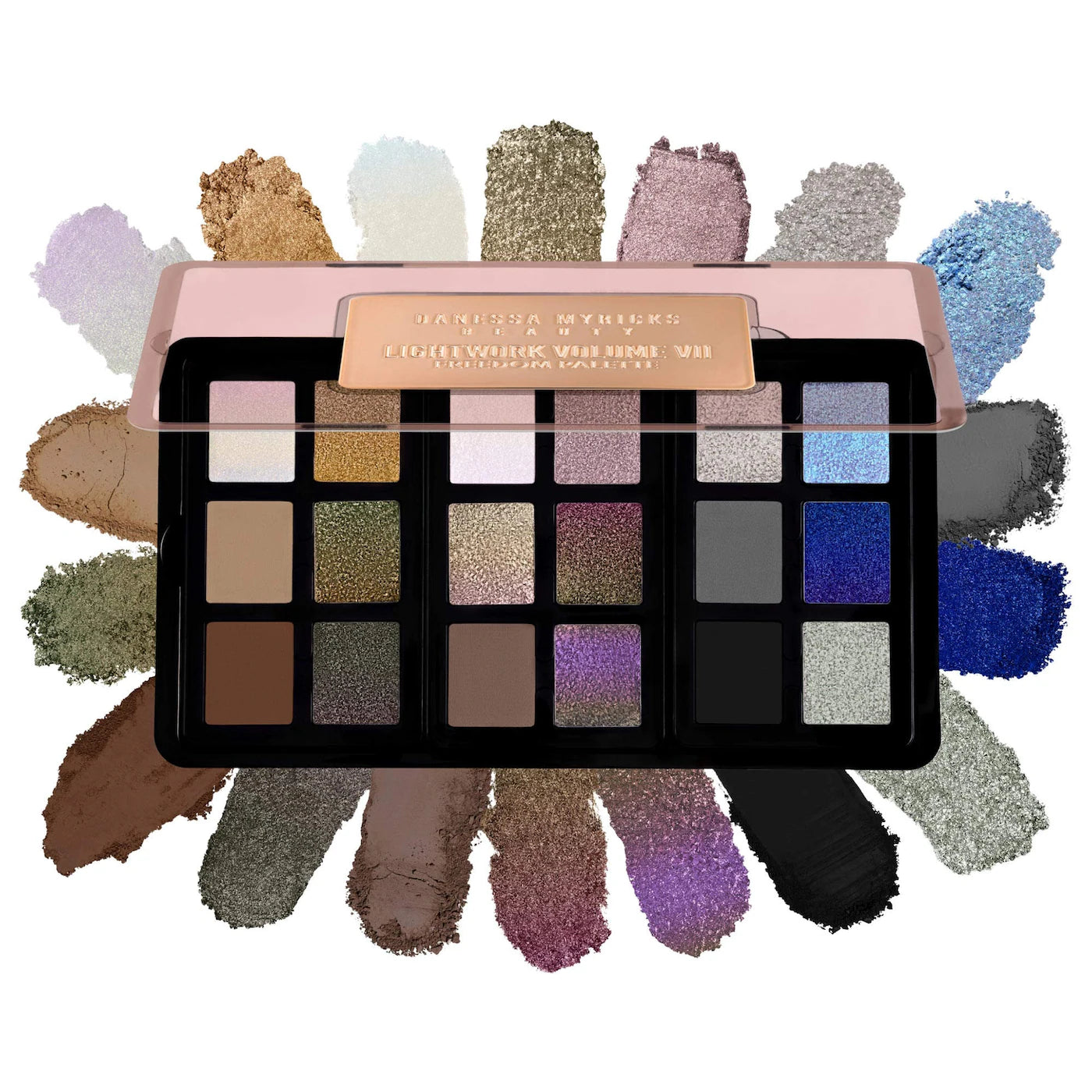 PREORDEN -LIGHTWORK VII The Freedom Makeup Palette: Magnetic, Customizable, Stackable Palette with Illuminating Pigments for Eyes, Face & Lips | DANESSA MYRICKS - 2 A 4 SEMANAS EN LLEGAR
