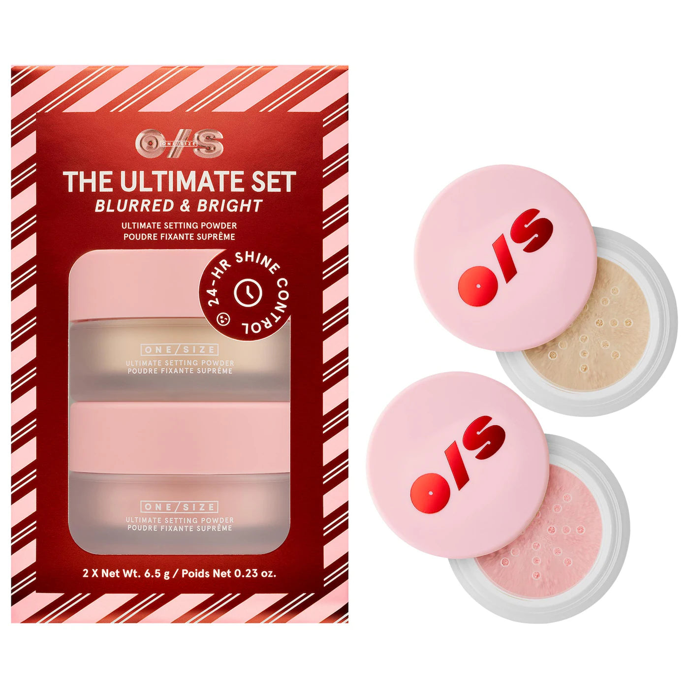 PREORDEN -Ultimate Blurring Setting Powder Blurred & Bright Travel Duo | ONE SIZE - 2 A 4 SEMANAS EN LLEGAR