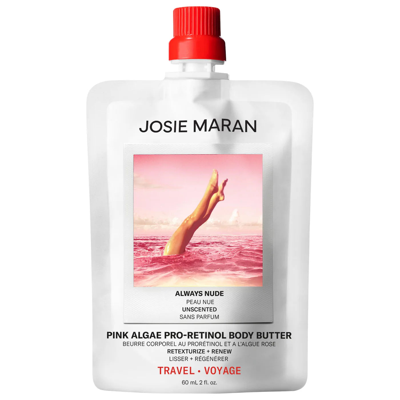 PREORDEN -Pink Algae Pro-Retinol Body Butter for Anti-Aging and KP | JOSIE MARAN - 2 A 4 SEMANAS EN LLEGAR