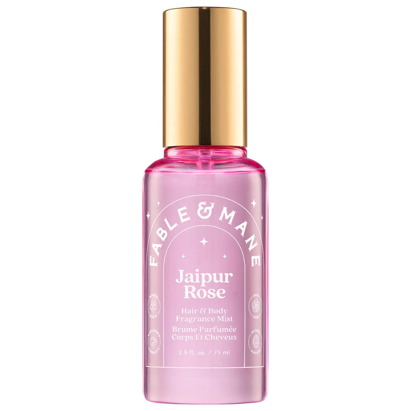 PREORDEN - Jaipur Rose Hair & Body Mist with Saffron + Black Amber | FABLE & MANE - 2 A 4 SEMANAS EN LLEGAR