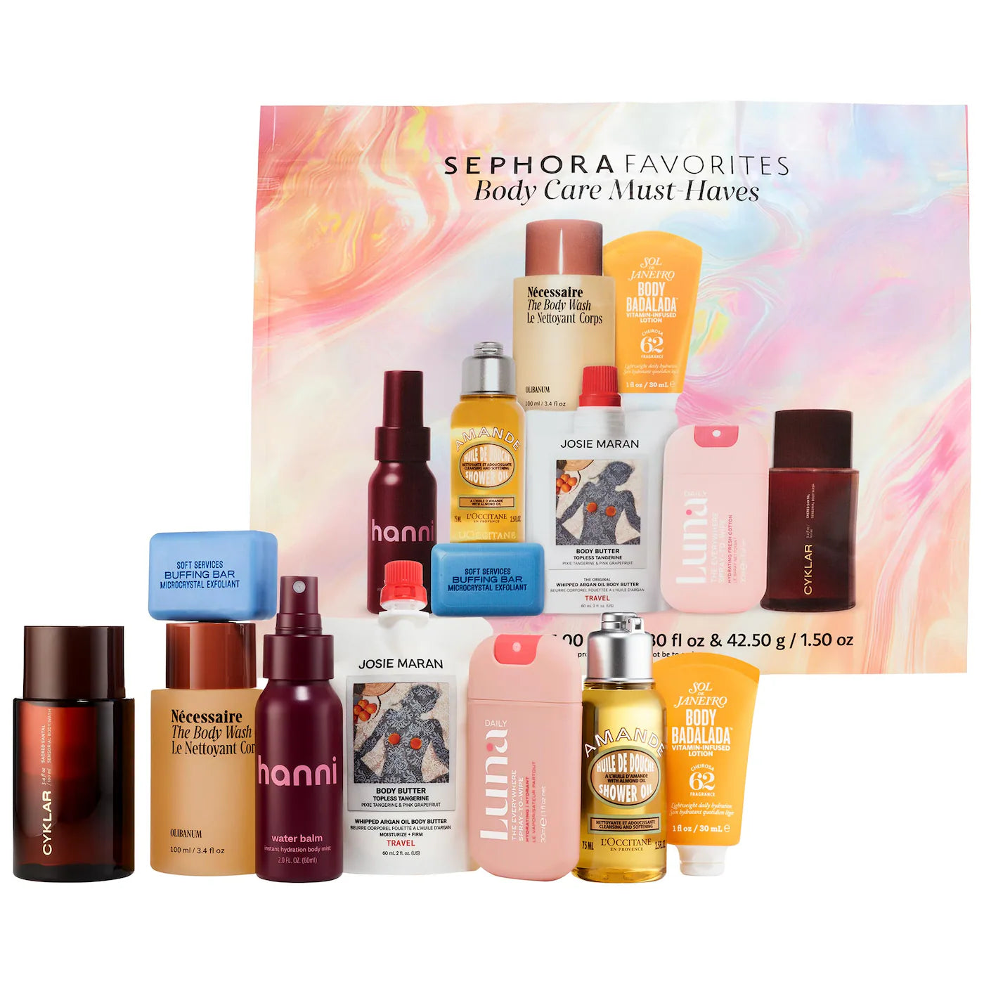 PREORDEN -Body Care Must-Haves Set | SEPHORA FAVORITES - 2 A 4 SEMANAS EN LLEGAR