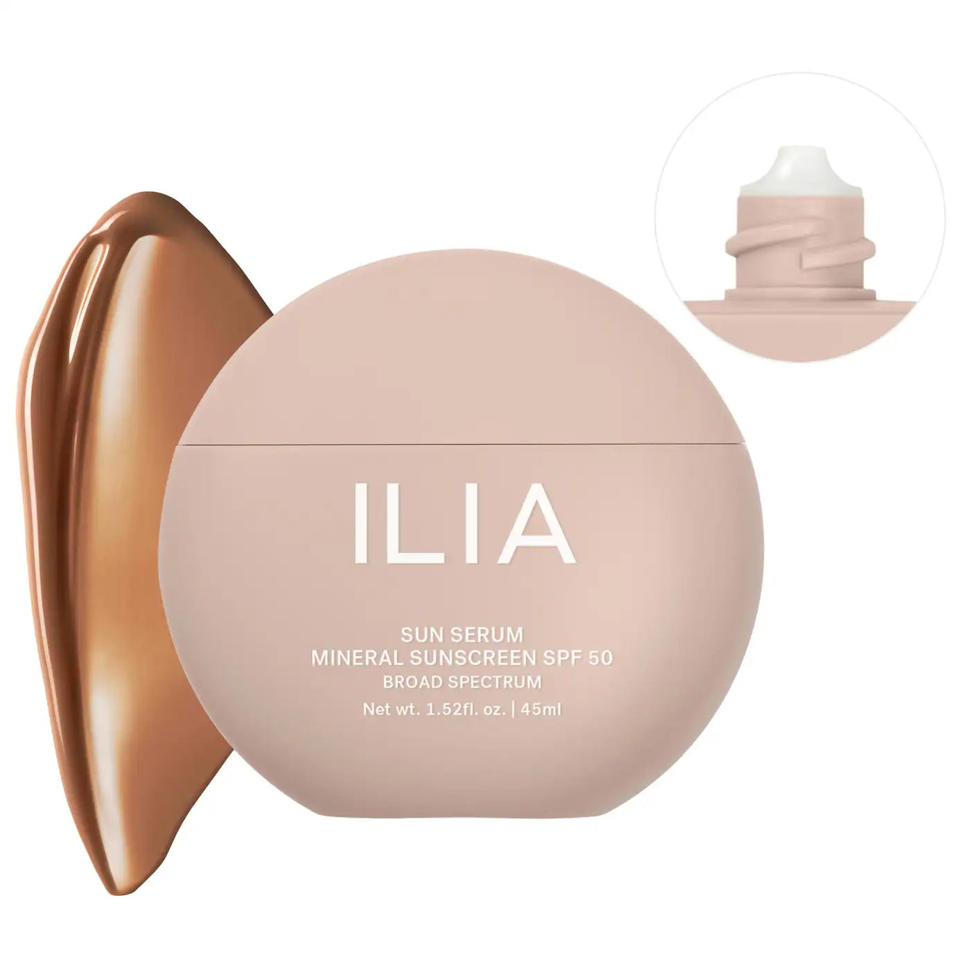 PREORDEN - Sun Serum Mineral Sunscreen SPF 50 with 8-Hour Oil Control | ILIA - 2 A 4 SEMANAS EN LLEGAR