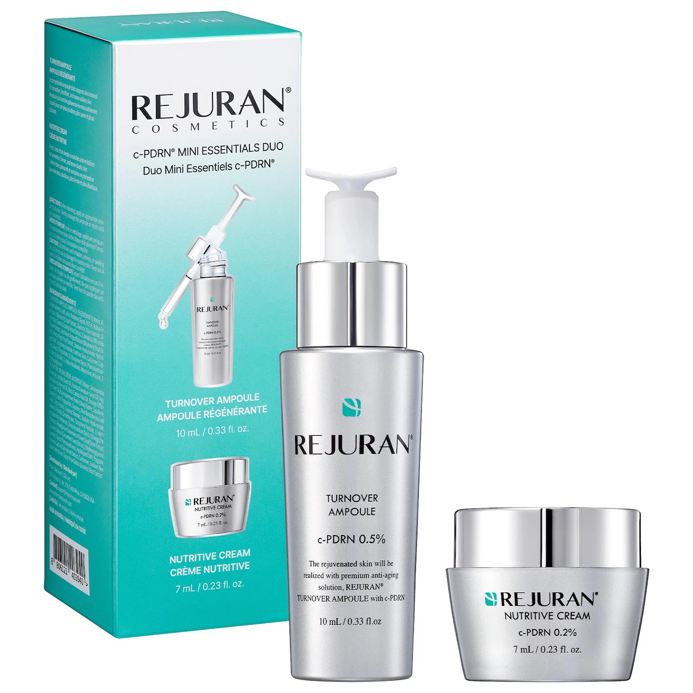 PREORDEN -c-PDRN® Mini Essentials Duo Skin Renewal Starter Kit Ampoule & Moisturizer |Rejuran - 2 A 4 SEMANAS EN LLEGAR