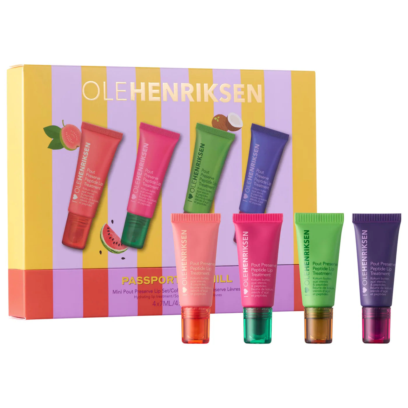 PREORDEN - Passport to Chill Mini Pout Preserve Peptide Lip Set | OLE HENRIKSEN - 2 A 4 SEMANAS EN LLEGAR