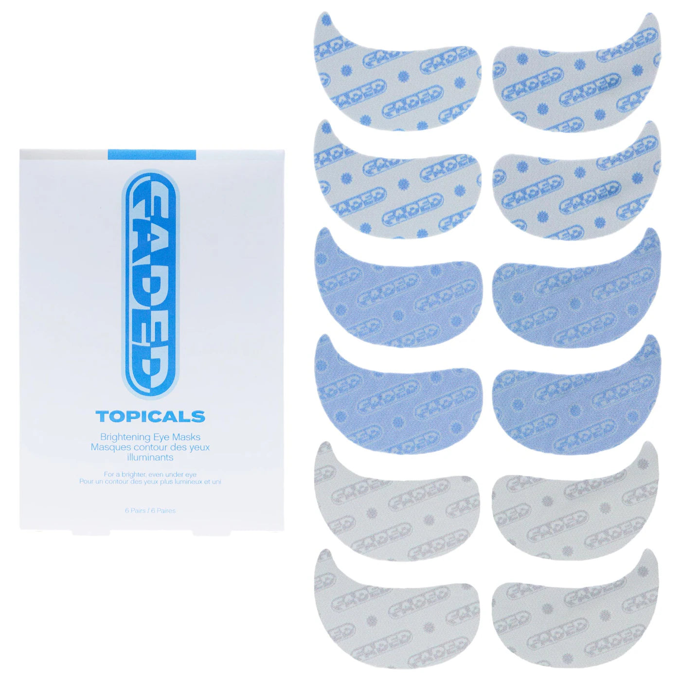 PREORDEN - Faded Under Eye Brightening & Clearing Eye Masks - 2 A 4 SEMANAS EN LLEGAR