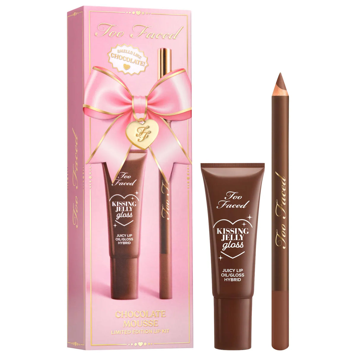 PREORDEN - Chocolate Mousse Lip Liner & Gloss Gift Set | TOO FACED - 2 A 4 SEMANAS EN LLEGAR