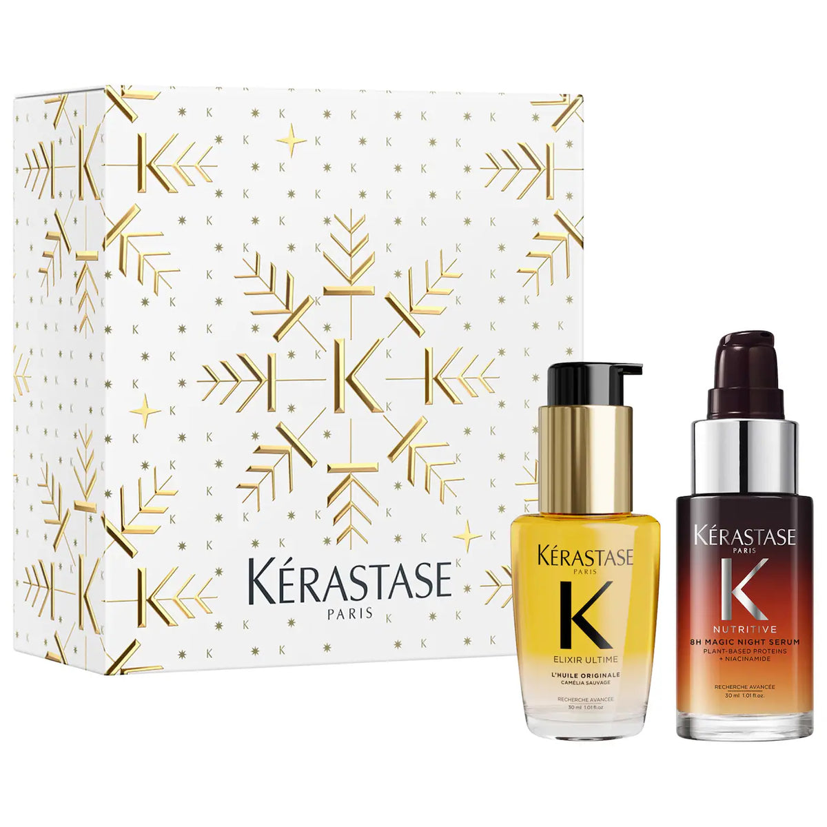 PREORDEN - Elixir Ultime & 8H Magic Mini Duo Bestsellers Hair Value Set | KERASTASE - 2 A 4 SEMANAS EN LLEGAR