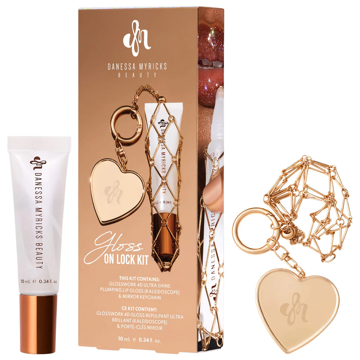 PREORDEN - Lip Gloss On Lock Kit Makeup Gift Set | DANESSA MYRICKS - 2 A 4 SEMANAS EN LLEGAR
