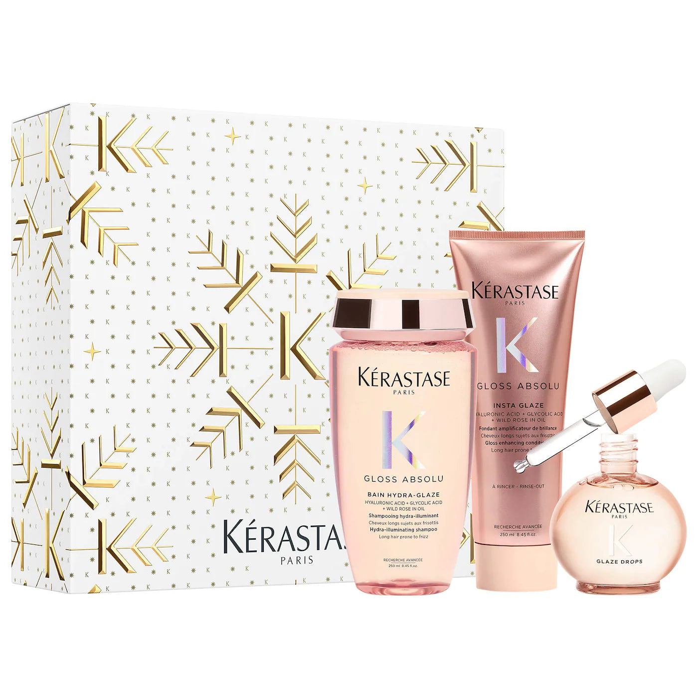 PREORDEN - Gloss Absolu Trio Gift Set for Glossy Hair | KERASTASE - 2 A 4 SEMANAS EN LLEGAR