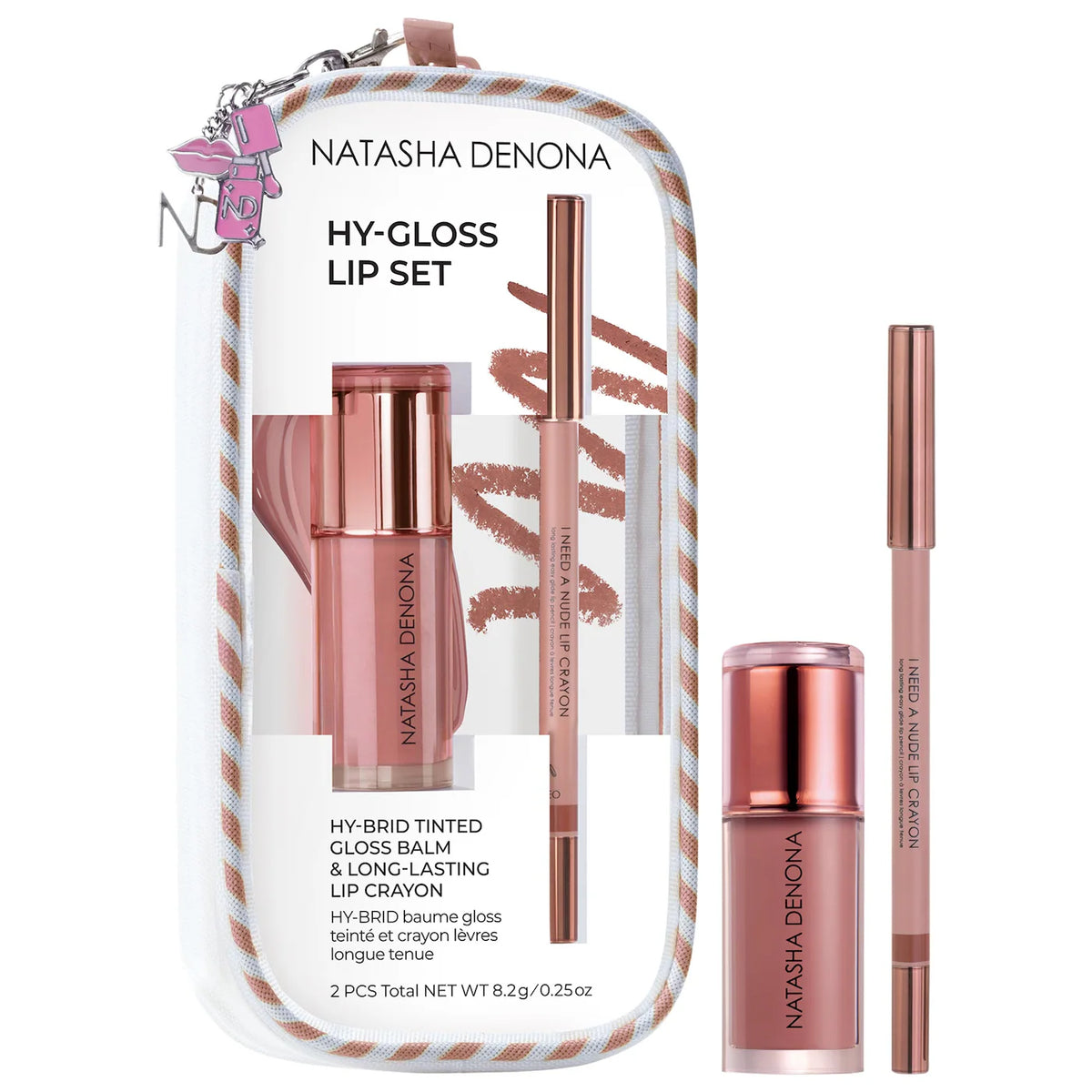 PREORDEN - HY-GLOSS Lip Gloss Duo Gift Set | NATASHA DENONA - 2 A 4 SEMANAS EN LLEGAR
