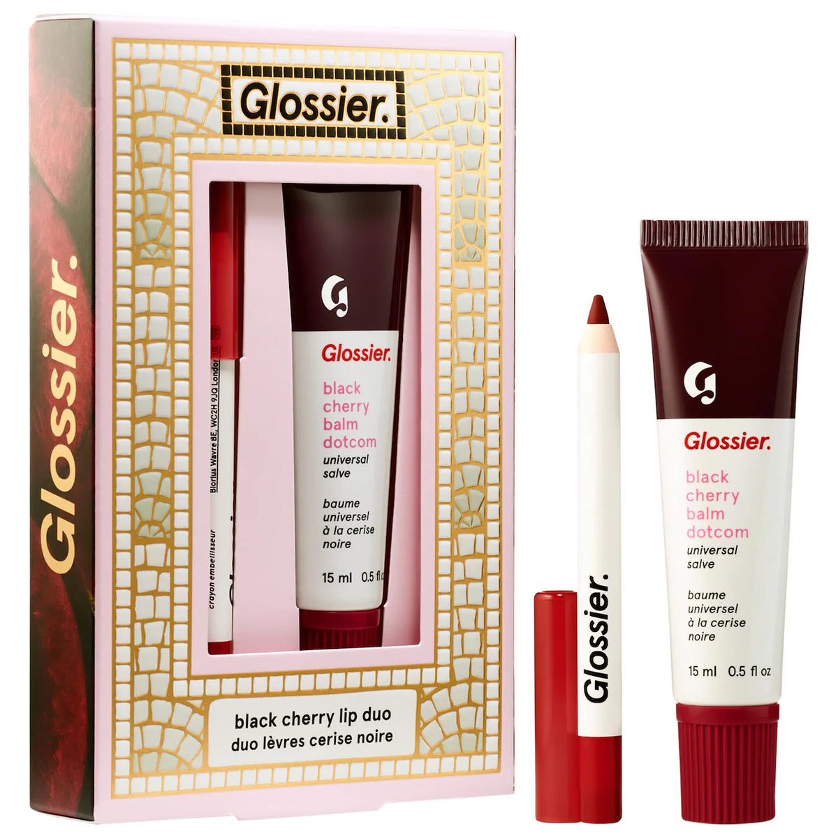PREORDEN - Black Cherry Balm Dotcom & Mini Lip Line Lip Liner Pencil Makeup Gift Set - 2 A 4 SEMANAS EN LLEGAR