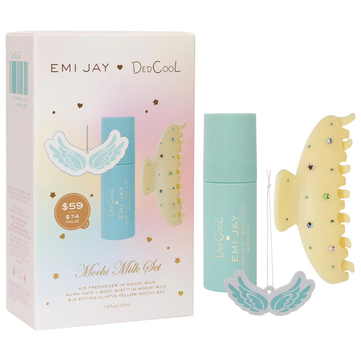 PREORDEN - Emi Jay x Dedcool Mochi Milk Aura Hair + Body Mist Gift Set - 2 A 4 SEMANAS EN LLEGAR
