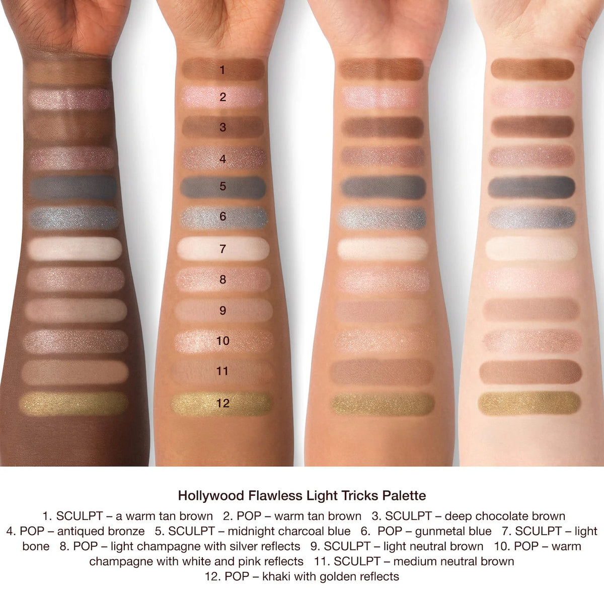 PREORDEN - Hollywood Flawless Light Tricks Eyeshadow Palette - 2 A 4 SEMANAS EN LLEGAR
