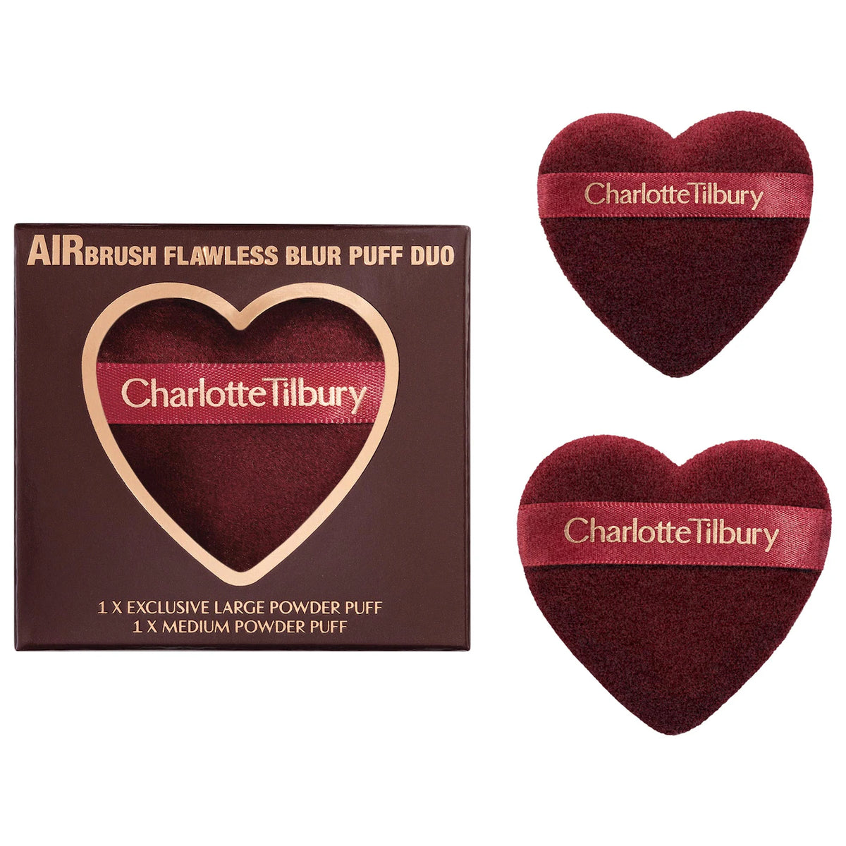 PREORDEN - Airbrush Flawless Blur Puff Duo | CHARLOTTE TILBURY - 2 A 4 SEMANAS EN LLEGAR