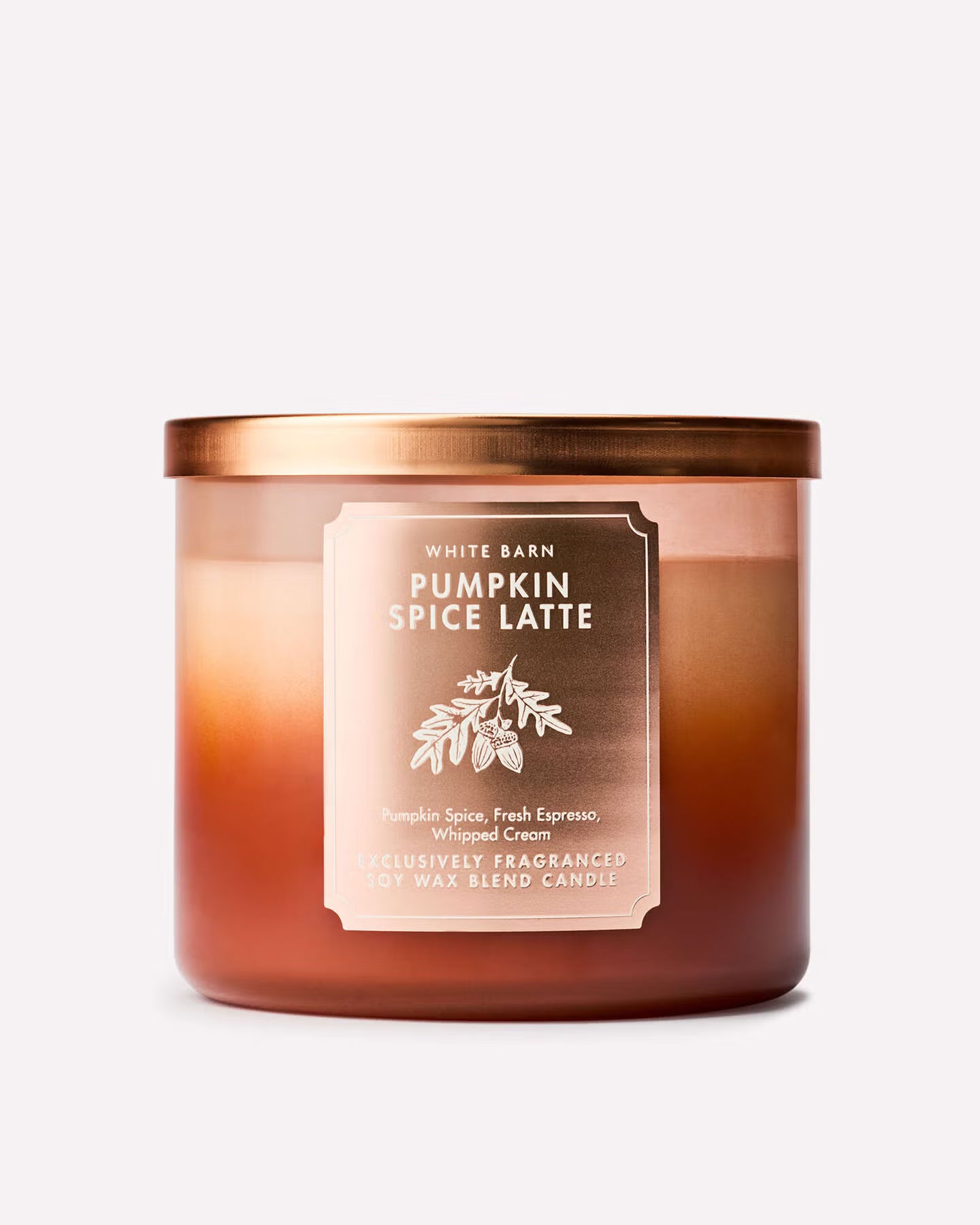 PREORDEN -Pumpkin Spice Latte 3 Wick Candle- 2 A 4 SEMANAS EN LLEGAR