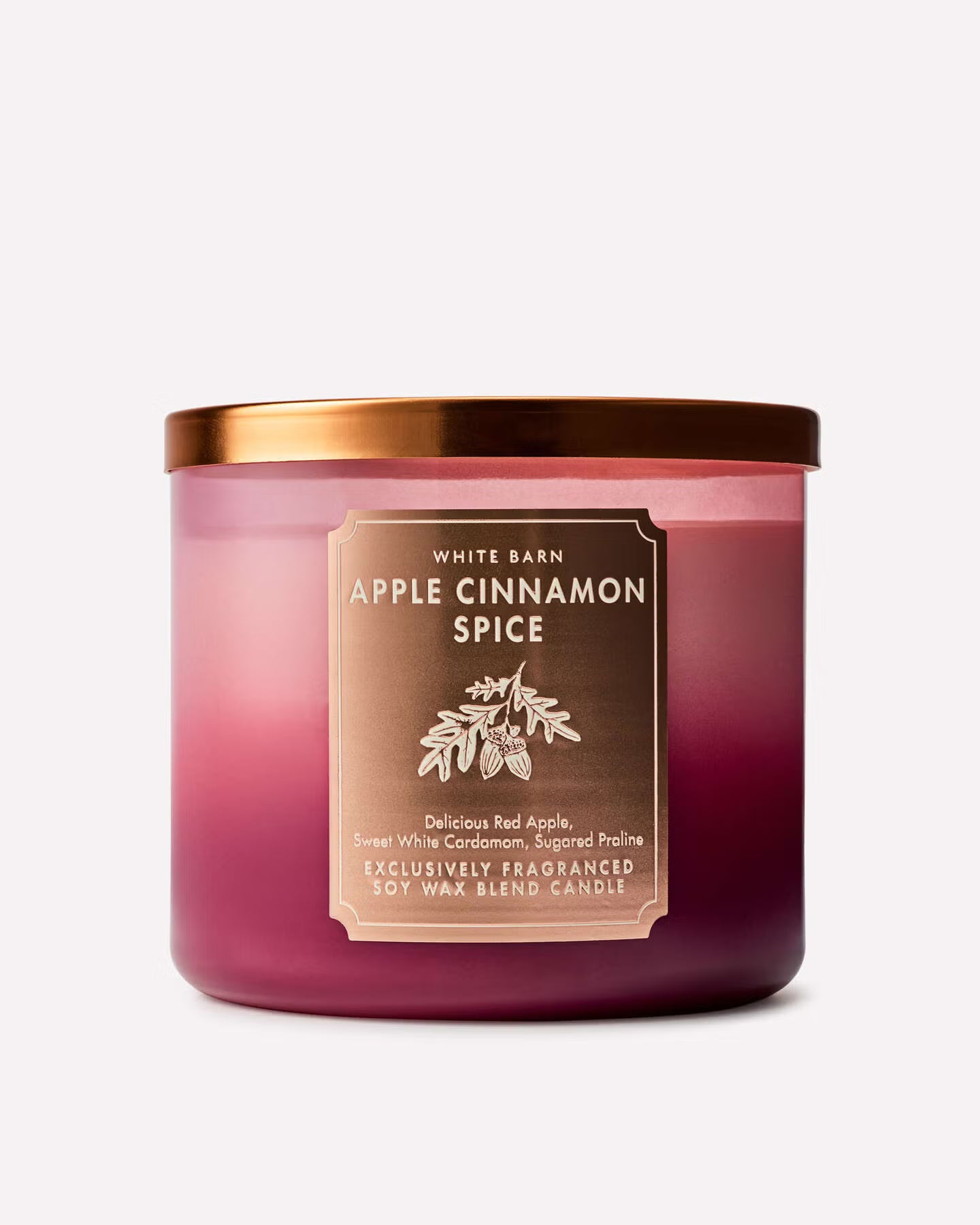 PREORDEN -Apple Cinnamon Spice 3 Wick Candle- 2 A 4 SEMANAS EN LLEGAR