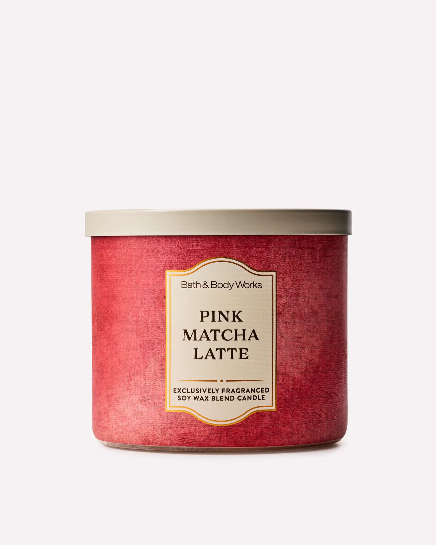 PREORDEN -Pink Matcha Latte 3-Wick Candle- 2 A 4 SEMANAS EN LLEGAR