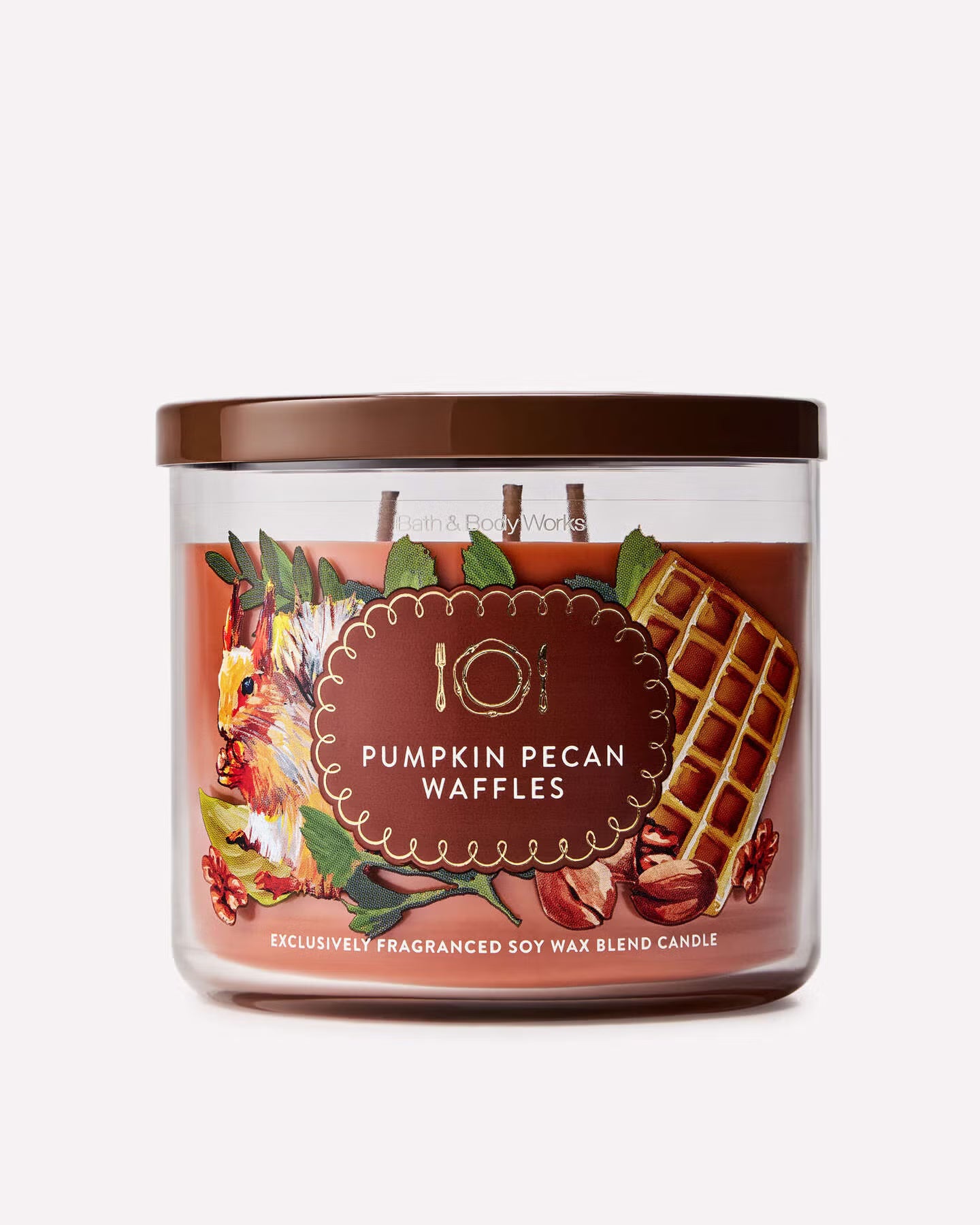 PREORDEN -Pumpkin Pecan Waffles 3 Wick Candle- 2 A 4 SEMANAS EN LLEGAR