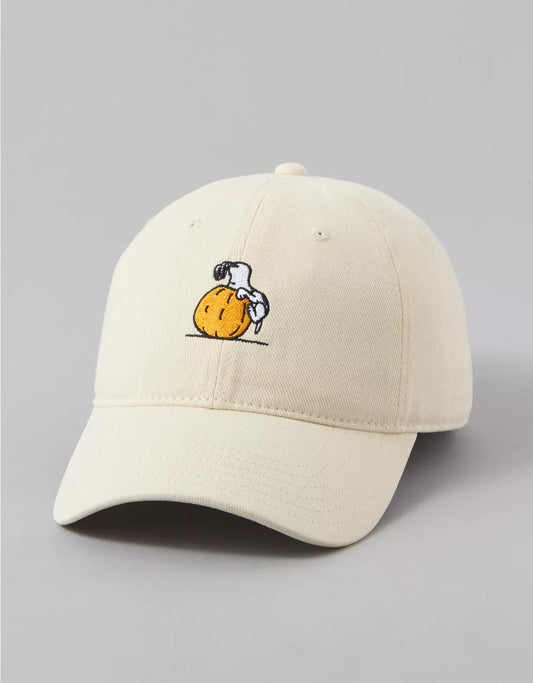 PREORDEN -AE Snoopy Pumpkin Baseball Hat - 2 A 4 SEMANAS EN LLEGAR