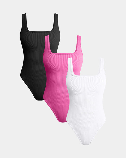 Sleeveless Square Neck Bodysuit | OQQ - NO CAMBIOS NI DEVOLUCIONES