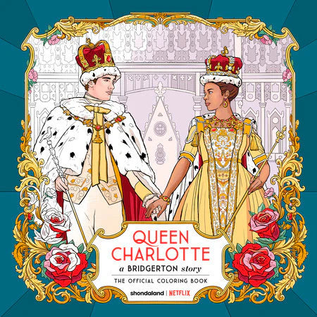 PRE-ORDEN- Queen Charlotte, A Bridgerton Story: The Official Coloring Book TARDA DE 2 A 5 SEMANAS EN LLEGAR
