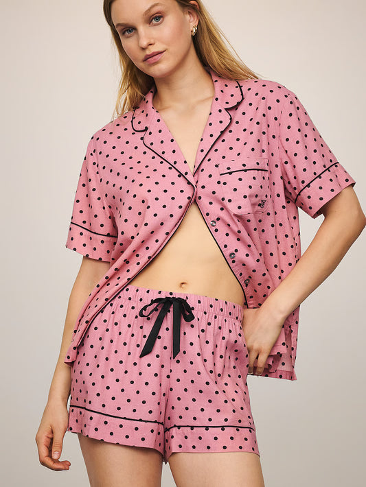 Cotton Flannel Short Pajama Set  | VICTORIA´S SECRET-NO CAMBIOS NI DEVOLUCIONES