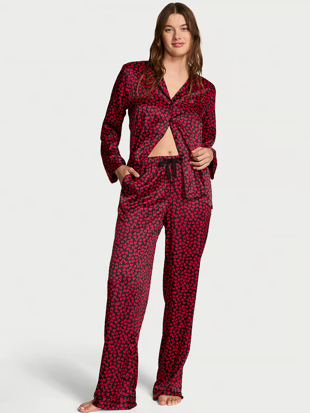 Signature Satin Long Pajama Set | VICTORIA´S SECRET-NO CAMBIOS NI DEVOLUCIONES