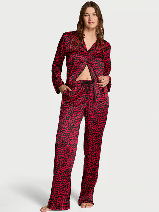 Signature Satin Long Pajama Set | VICTORIA´S SECRET-NO CAMBIOS NI DEVOLUCIONES