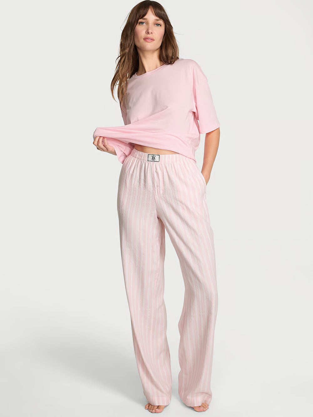 Short-Sleeve Long Tee-Jama Set  | VICTORIA´S SECRET-NO CAMBIOS NI DEVOLUCIONES