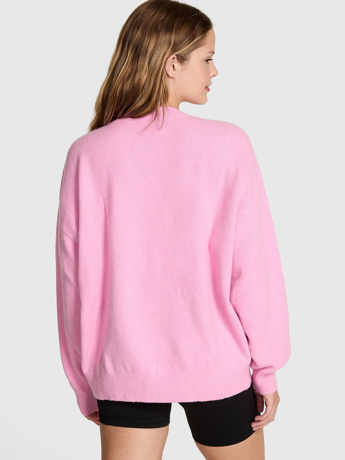 Collegiate Knit Crewneck Sweater | PINK -NO CAMBIOS NI DEVOLUCIONES