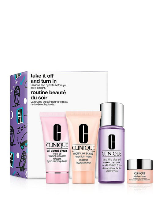 Clinique Take It Off and Turn In: Skin Care Gift Set | Clinique