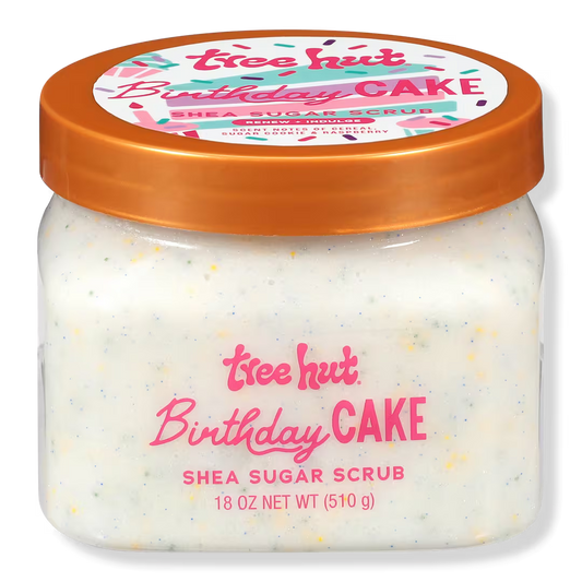PREORDEN -Birthday Cake Shea Sugar Scrub | TREE HUT - 2 A 4 SEMANAS EN LLEGAR
