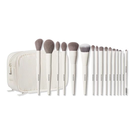 PREORDEN - Ready, Set, Pro 16-Piece Face & Eye Brush Set | MORPHE - 2 A 4 SEMANAS EN LLEGAR