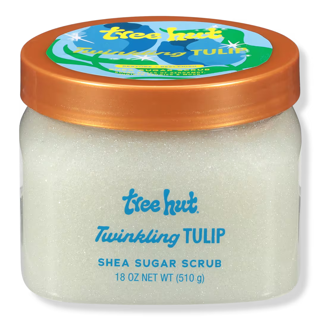 PREORDEN -Twinkling Tulip Shea Sugar Scrub | TREE HUT - 2 A 4 SEMANAS EN LLEGAR